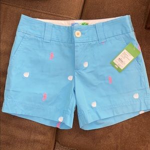 NWT Lilly Pulitzer Callahan embroidered shorts
